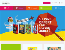 Tablet Screenshot of lamartinierejeunesse.fr